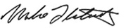 Mike Flaherty Signature